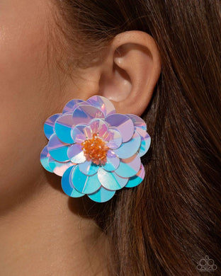 Floating Florals - Multi Post Earrings - Paparazzi Accessories