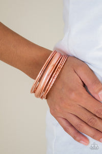 The Customer Is Always BRIGHT - Copper Bracelet - Paparazzi Accessories