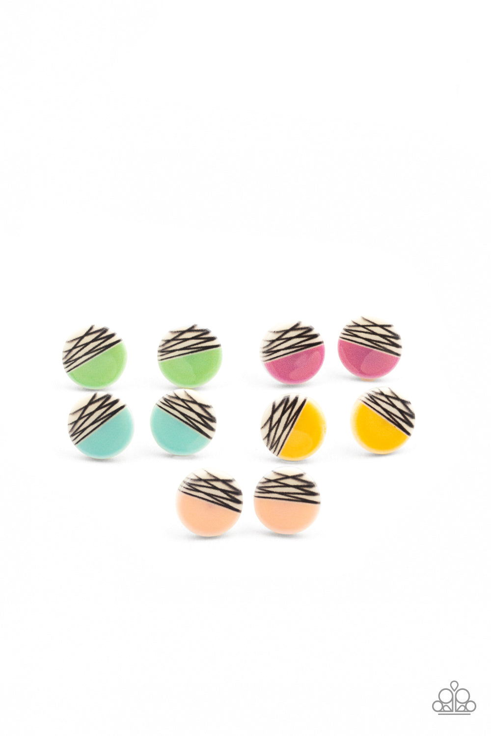 Starlet Shimmer - Kids Earrings P5SS-MTXX-311XX - Paparazzi Accessories