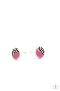 Starlet Shimmer - Kids Earrings P5SS-MTXX-311XX - Paparazzi Accessories