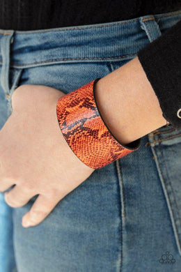 its-a-jungle-out-there-orange-bracelet