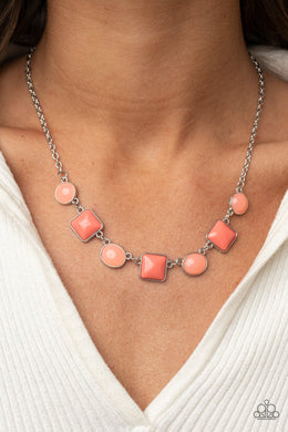 Trend Worthy - Orange Necklace - Paparazzi Accessories