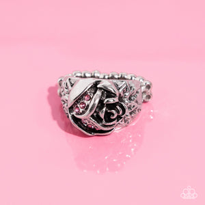 Rose Garden Refinement - Pink Ring - Paparazzi Accessories
