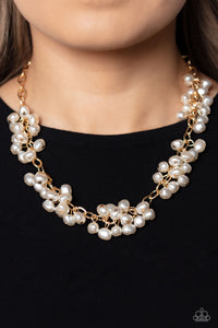 Pearl Parlor - Gold Necklace - Paparazzi Accessories