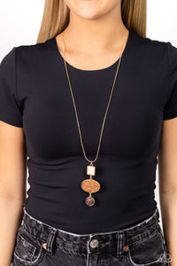 Walk the TWINE - Gold Necklace - Paparazzi Accessories