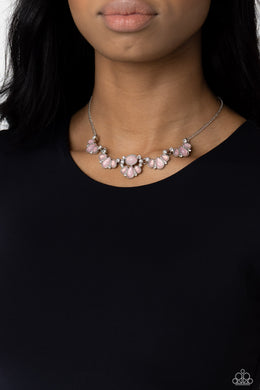 Dancing Dimension - Pink Necklace - Paparazzi Accessories