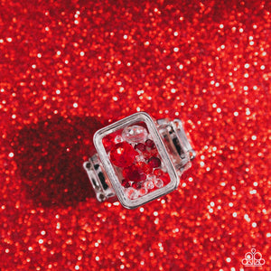 Encased Envy - Red Ring - Paparazzi Accessories