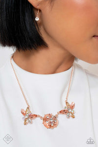 Soft-Hearted Series - Rose Gold Necklace - Paparazzi Accessories