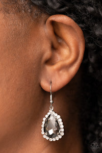 Bippity Boppity BOOM! - Silver Earrings - Paparazzi Accessories