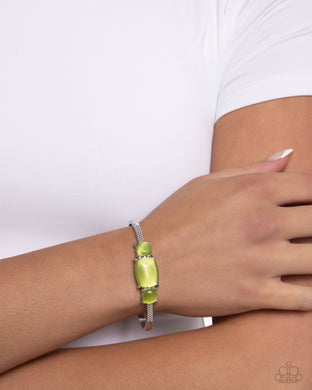 Tranquil Treasure - Green Bracelet - Paparazzi Accessories