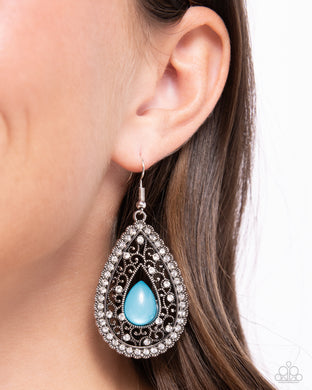Cloud Nine Couture - Blue Earrings - Paparazzi Accessories