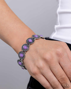 Dainty Delight - Purple Bracelet - Paparazzi Accessories