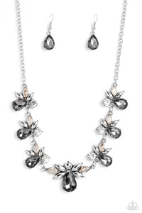 Explosive Effulgence - Silver Necklace - Paparazzi Accessories