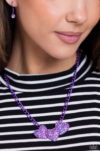 Low-Key Lovestruck - Purple Necklace - Paparazzi Accessories