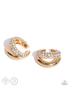sizzling-spotlight-gold-post earrings-paparazzi-accessories