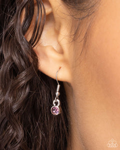 February Birthstone Beauty - Purple Necklace - Paparazzi Accessories