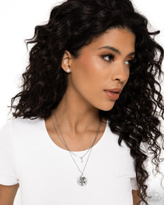 June Birthstone Beauty - White Necklace - Paparazzi Accessories