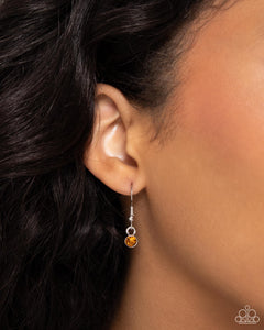 November Birthstone Beauty - Orange Necklace - Paparazzi Accessories