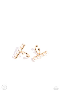cuff-love-gold-post earrings-paparazzi-accessories