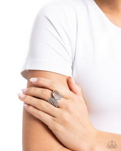 Pinched Promise - White Ring - Paparazzi Accessories
