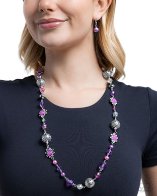 Wishful Whimsy - Purple Necklace - Paparazzi Accessories