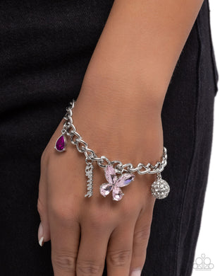 Luminous Lift - Pink Bracelet - Paparazzi Accessories