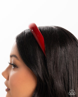Regal Richness - Red Headband - Paparazzi Accessories