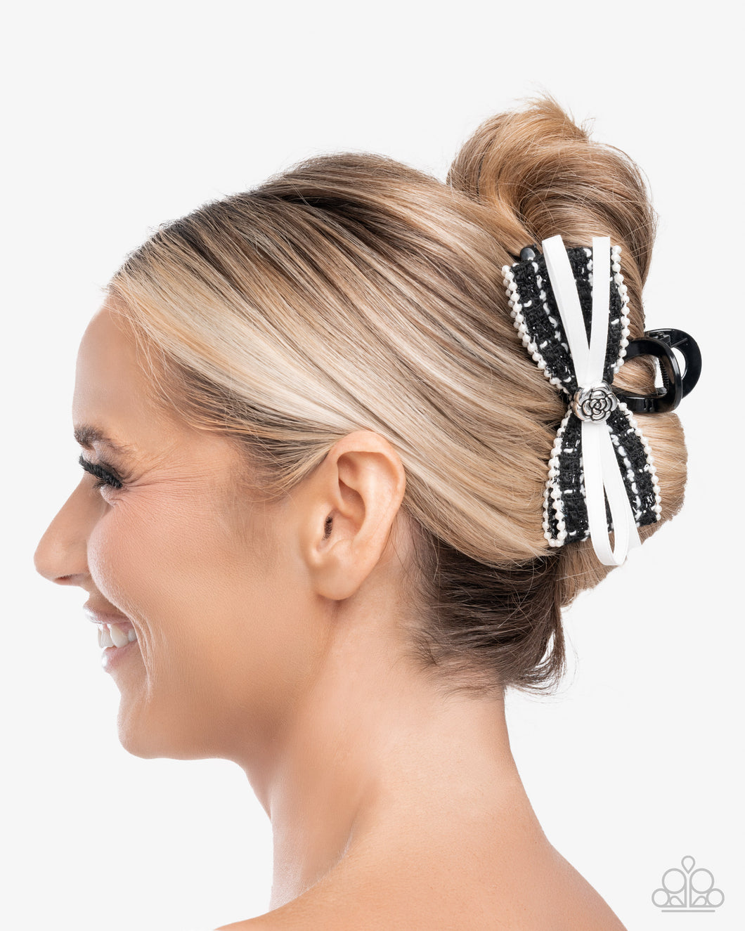 Private School - Black Hair Clip - Paparazzi Accessories