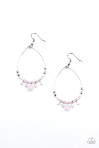 Exquisitely Ethereal - Pink Earrings - Paparazzi Accessories - Sassysblingandthings
