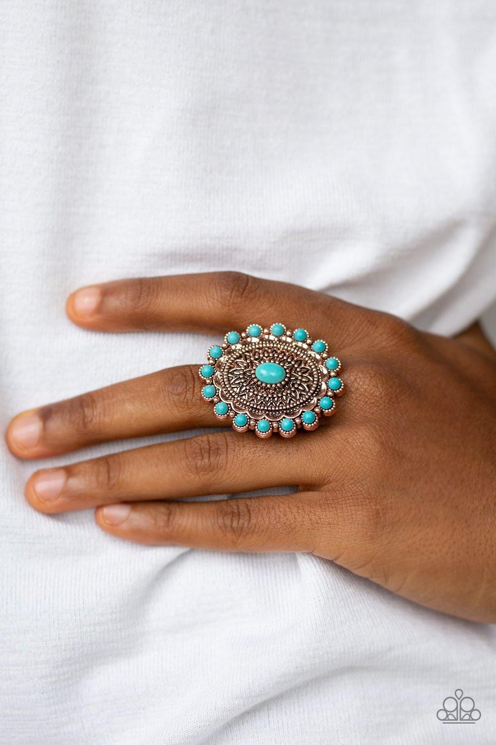 Mesa Mandala - Copper Ring - Paparazzi Accessories - Sassysblingandthings
