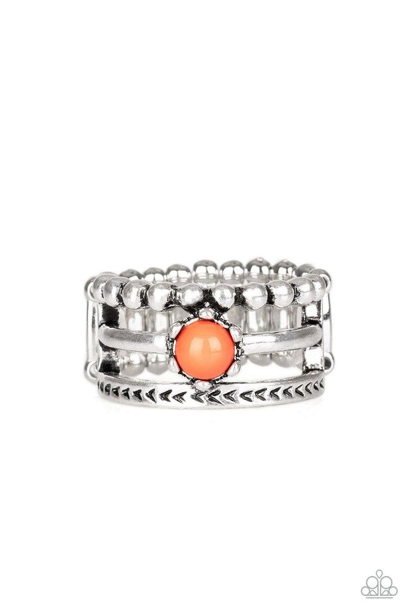 POP Rival - Orange Ring - Paparazzi Accessories – Sassysblingandthings