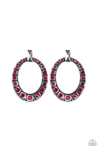 All for GLOW - Pink Earrings - Paparazzi Accessories - Sassysblingandthings