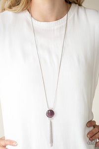 Happy As Can BEAM - Purple Necklace - Paparazzi Accessories - Sassysblingandthings