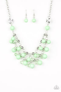 Seaside Soiree - Green Necklace - Paparazzi Accessories - Sassysblingandthings