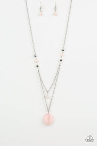 Time To Hit The ROAM - Pink Necklace - Paparazzi Accessories - Sassysblingandthings
