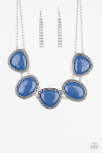 Viva La VIVID - Blue Necklace - Paparazzi Accessories - Sassysblingandthings