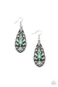 Fantastically Fanciful - Green Earrings - Paparazzi Accessories - Sassysblingandthings