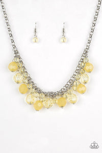 Fiesta Fabulous - Yellow Necklace - Paparazzi Accessories - Sassysblingandthings