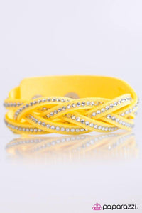 glitter-patrol-yellow-bracelet-paparazzi-accessories