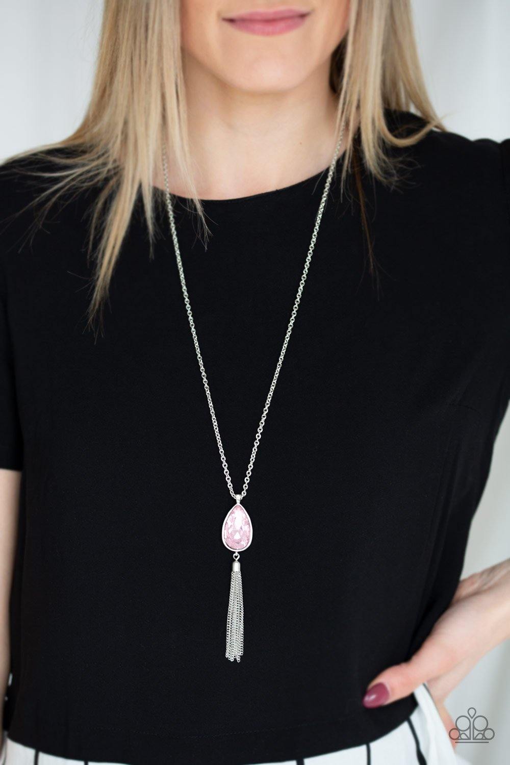 Elite Shine - Pink Necklace - Paparazzi Accessories - Sassysblingandthings