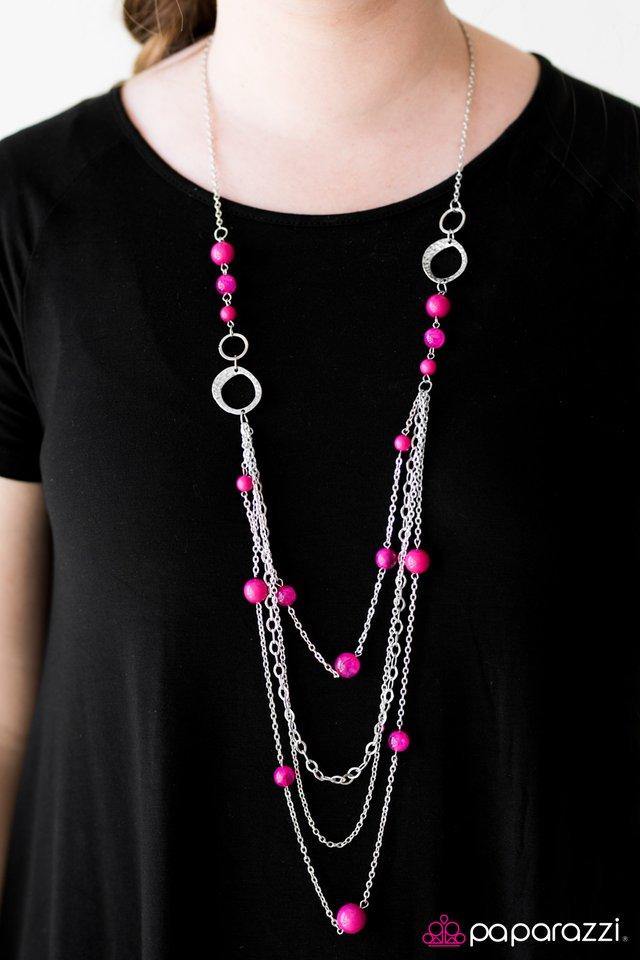 rainbow-radiance-pink-necklace-paparazzi-accessories