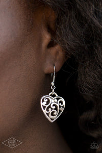FILIGREE Your Heart With Love - Silver Necklace - Paparazzi Accessories