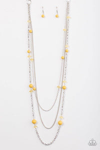 triple-tango-yellow-necklace-paparazzi-accessories