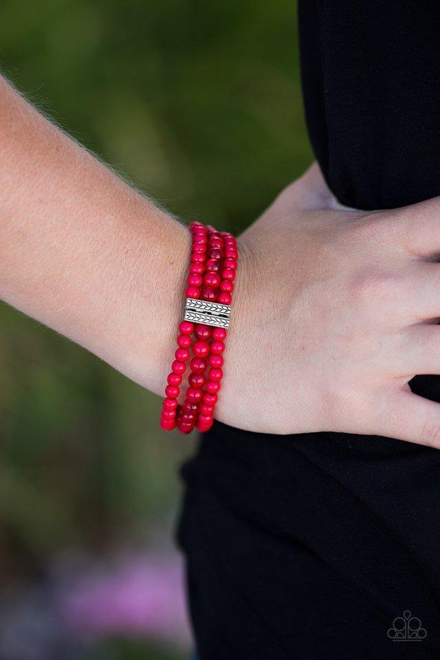 malibu-muse-red-bracelet-paparazzi-accessories
