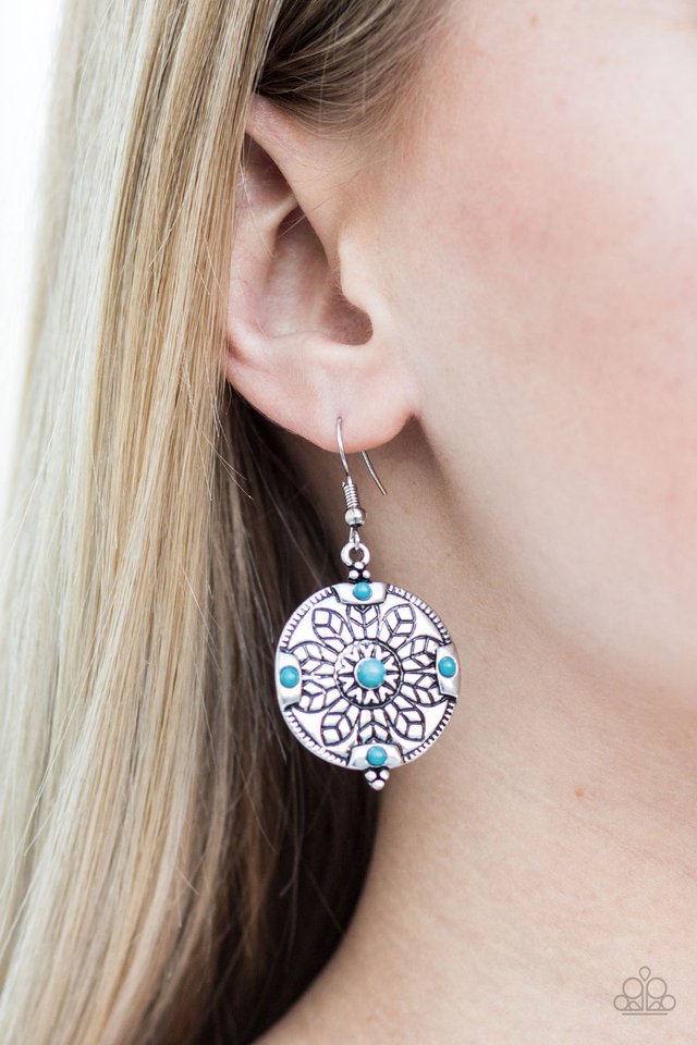 second-spring-blue-earrings-paparazzi-accessories