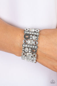 Dynamically Diverse - White Bracelet - Paparazzi Accessories