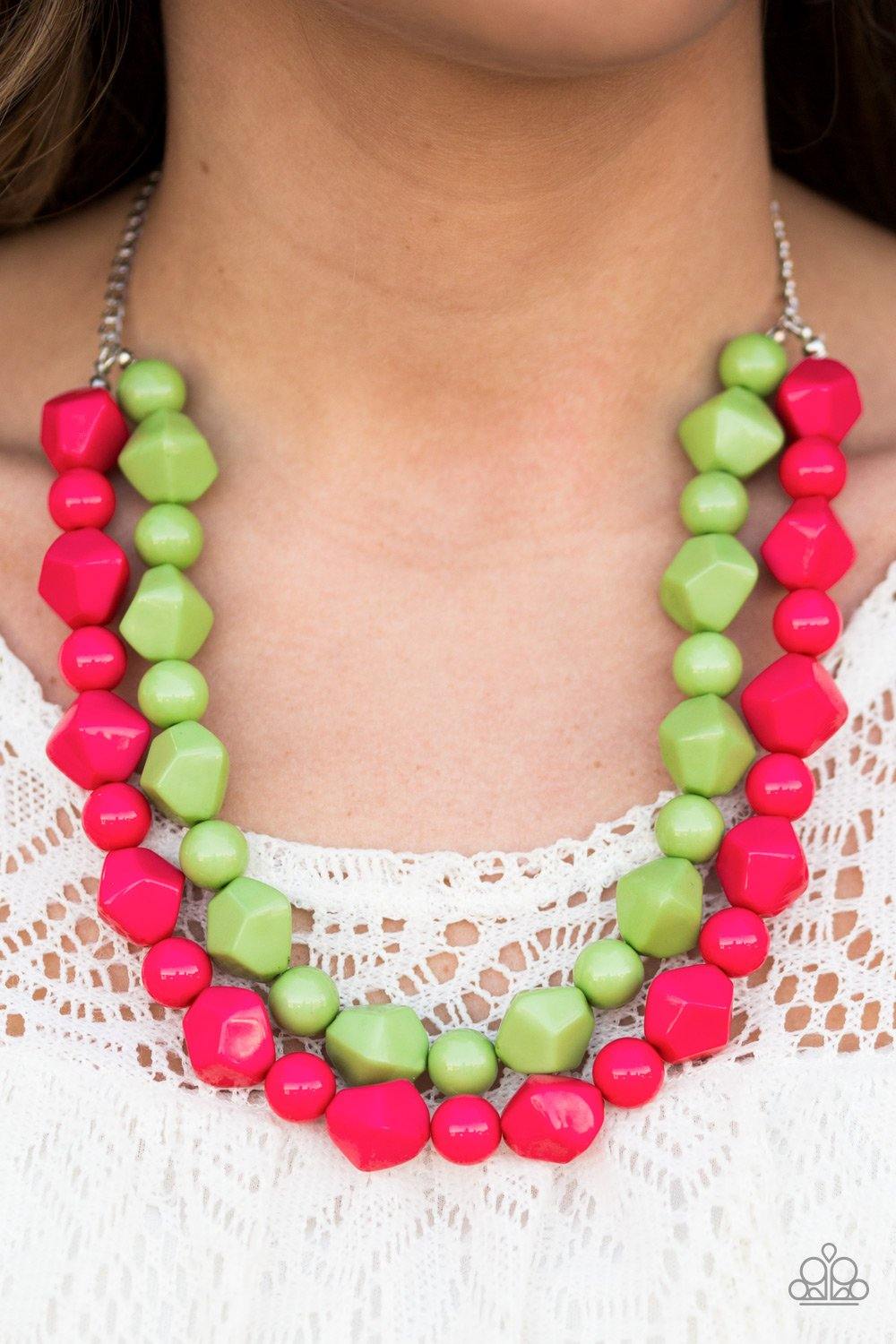 Rio Rhythm - Multi Necklace - Paparazzi Accessories - Sassysblingandthings