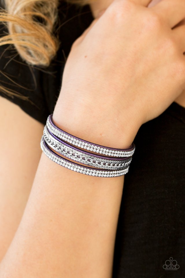 unstoppable-purple-bracelet-paparazzi-accessories