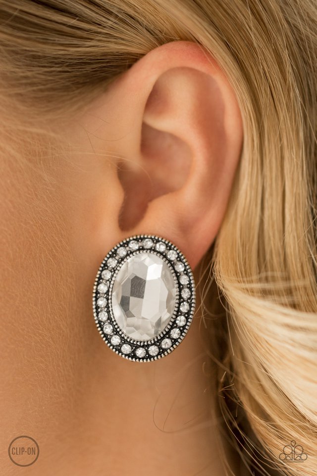 titanic-treasure-white-clip-on-earrings-paparazzi-accessories