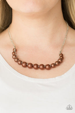 the-fashion-show-must-go-on!-brown-necklace-paparazzi-accessories